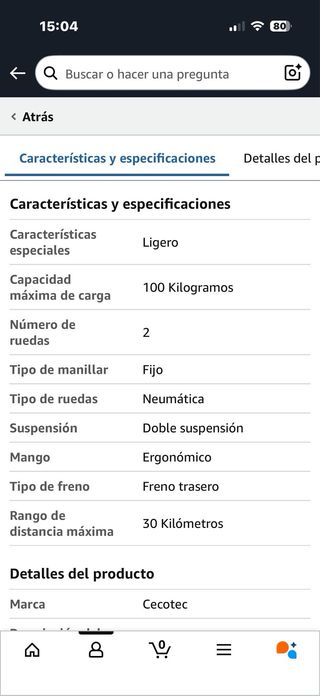 Patinete Eléctrico Cecotec Bongo