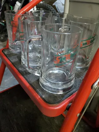 Set 6 Boccali Birra San Miguel