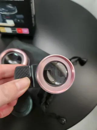 Lente 0.45X para Móvil + Macro 2 en 1. Compatible