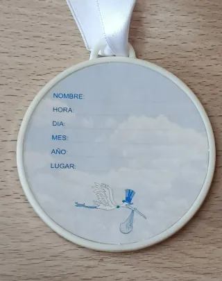 Medalla Cuna Plata Ángeles