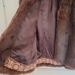 Cappotto in pelliccia  marrone