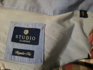 Camisa cuadros Studio Classics M