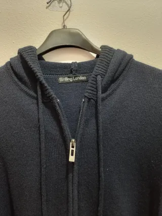 Felpa Smiling London Blu Navy