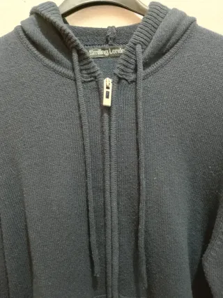 Felpa Smiling London Blu Navy