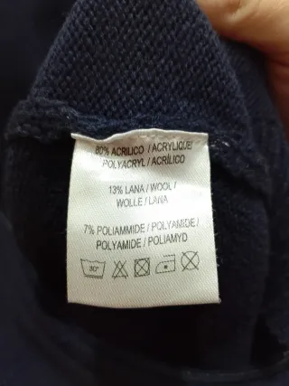 Felpa Smiling London Blu Navy