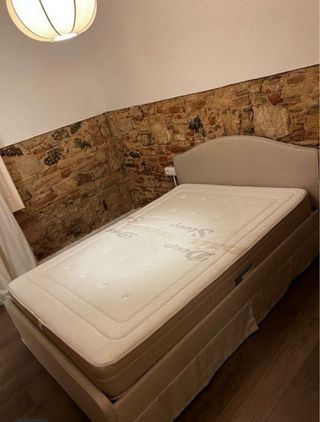 Cama Matrimonio Tapizada 140x190 Desenfundable