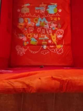 Cuna de viaje Jane roja