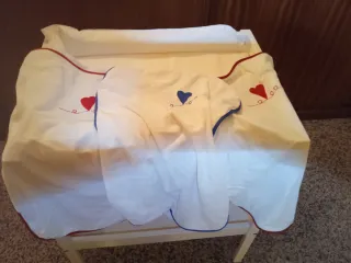 Cambiador bebé con colchoneta pintado