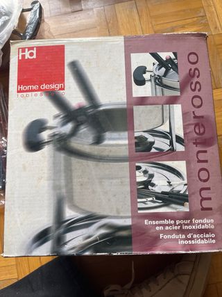 Olla Fondue Gas Acero Inoxidable