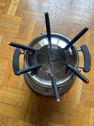 Olla Fondue Gas Acero Inoxidable