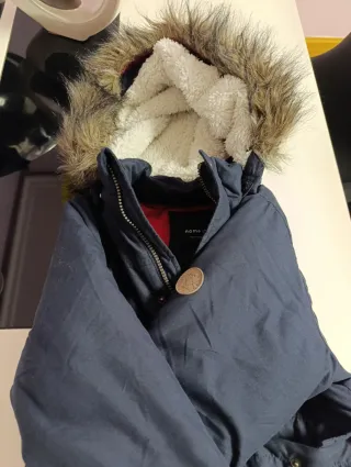 Abrigo niño Name It azul marino