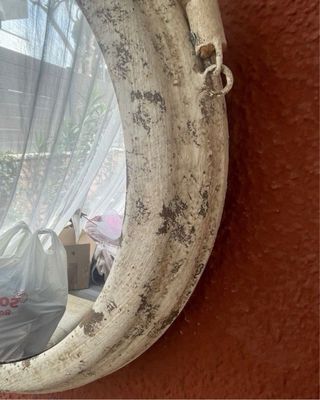 ESPEJO REDONDO estilo envejecido