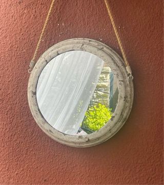 ESPEJO REDONDO estilo envejecido