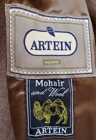 Abrigo de Mohair y Lana