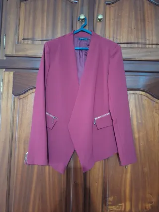 Blazer Bordeaux Mulher