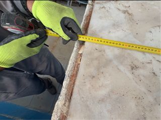 Placas grandes de mármol