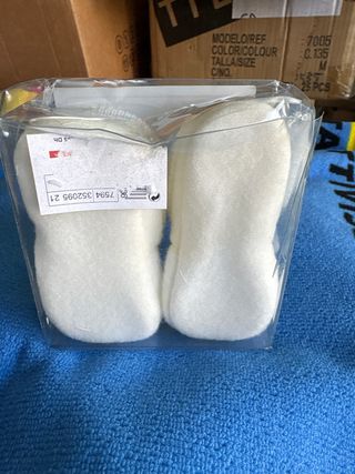 Scarpine neonato bianche con fiocco