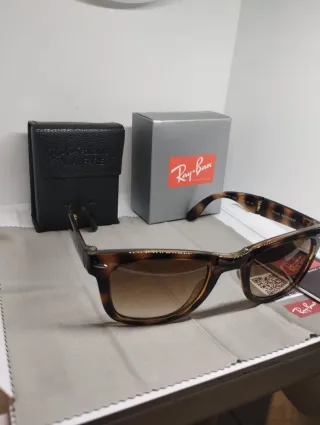 Ray-Ban Wayfarer Pieghevoli marroni Lenti marroni