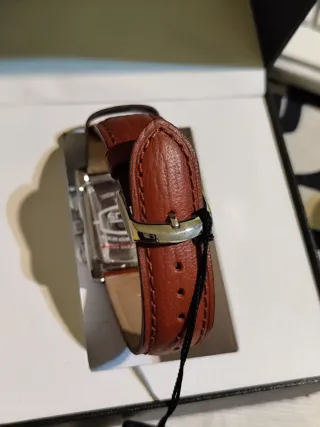 Reloj Lotus plateado Cronógrafo Cuero Marrón