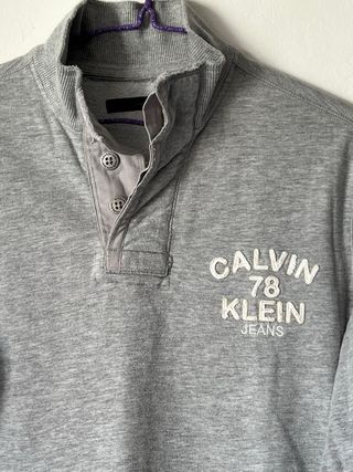 Felpa Calvin Klein L Grigia