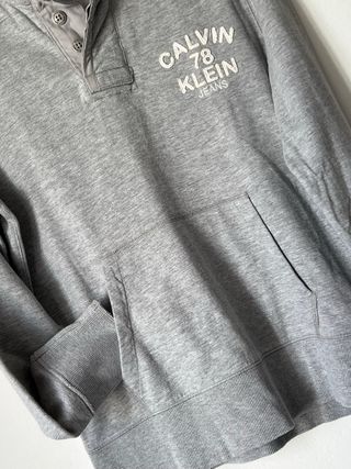 Felpa Calvin Klein L Grigia