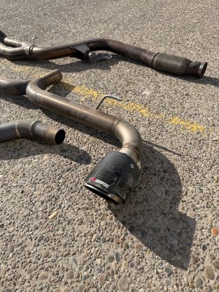TRAMO FINAL + DOWNPIPE + COLAS AKRAPOVIC -FORD MK4