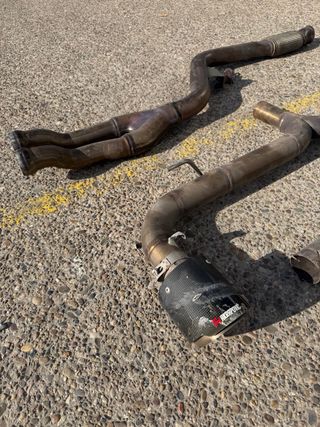 TRAMO FINAL + DOWNPIPE + COLAS AKRAPOVIC -FORD MK4