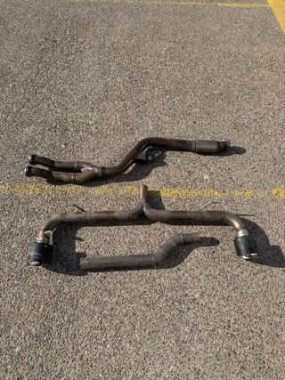 TRAMO FINAL + DOWNPIPE + COLAS AKRAPOVIC -FORD MK4