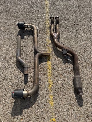 TRAMO FINAL + DOWNPIPE + COLAS AKRAPOVIC -FORD MK4