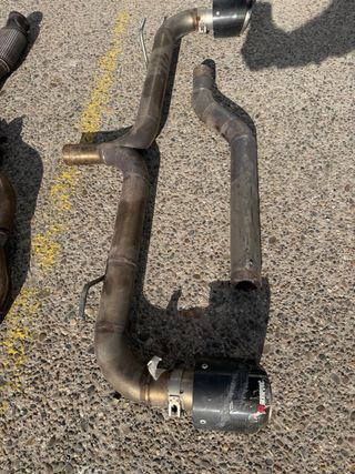 TRAMO FINAL + DOWNPIPE + COLAS AKRAPOVIC -FORD MK4