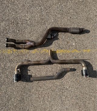 TRAMO FINAL + DOWNPIPE + COLAS AKRAPOVIC -FORD MK4