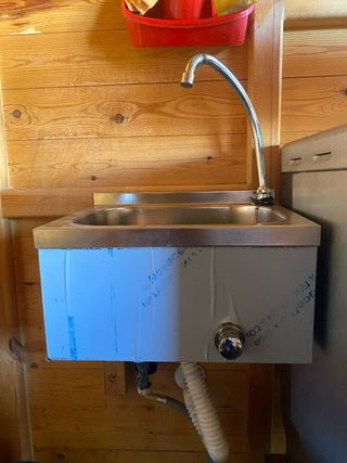 Fregadero acero inoxidable pequeño