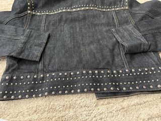 Chaqueta Zara Vaquera Tachuelas Oversize