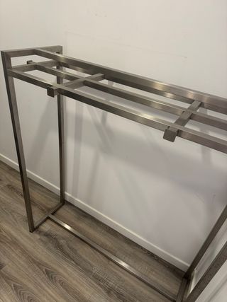 Burro Doble , Expositor de Tienda en Acero Inox