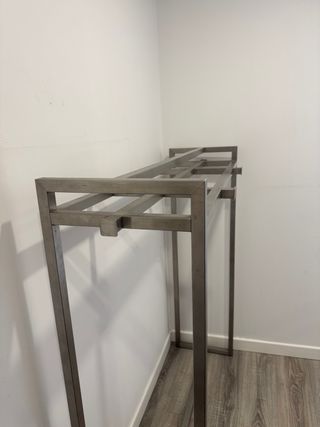 Burro Doble , Expositor de Tienda en Acero Inox