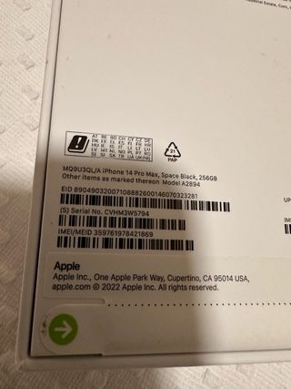 iPhone 14 Pro Max 256GB space black