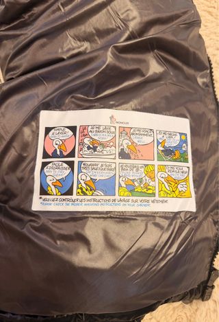 Chaqueta Moncler negra acolchada - nueva / talla 2