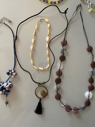 Lotto 10 collane artigianali