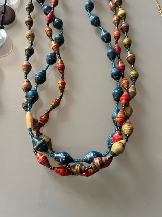 Lotto 10 collane artigianali