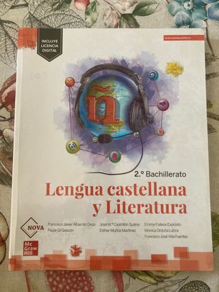 Lengua castellana y Literatura 2.º Bachillerato...