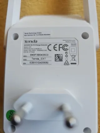 Repetidor WiFi Tenda AX3000