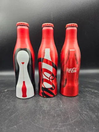 Coca-Cola Bottiglie Rosse Set 3