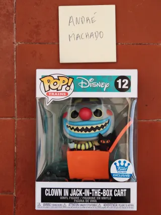 Funko Pop 12 Clown Jack-In-The-Box Cart Palhaço