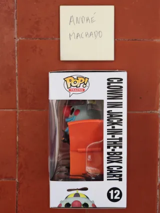 Funko Pop 12 Clown Jack-In-The-Box Cart Palhaço