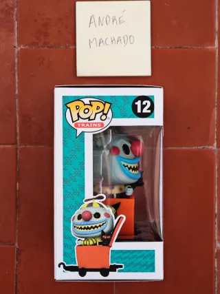 Funko Pop 12 Clown Jack-In-The-Box Cart Palhaço