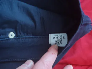 Pantaloni uomo Boggi Milano blu. Mai usati