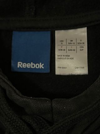 Felpa Reebok con cappuccio tg S