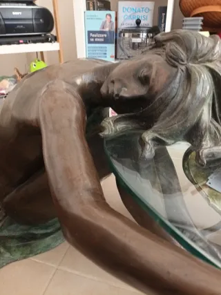 Statua arredo in bronzo