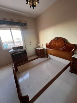 Cama Madera Maciza 155x190 con sommier incluido