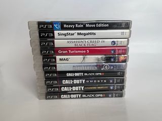 Lote 9 Videojuegos PS3